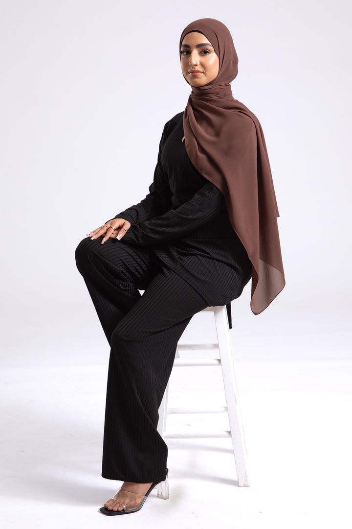 Chicory Coffee Chiffon Hijab