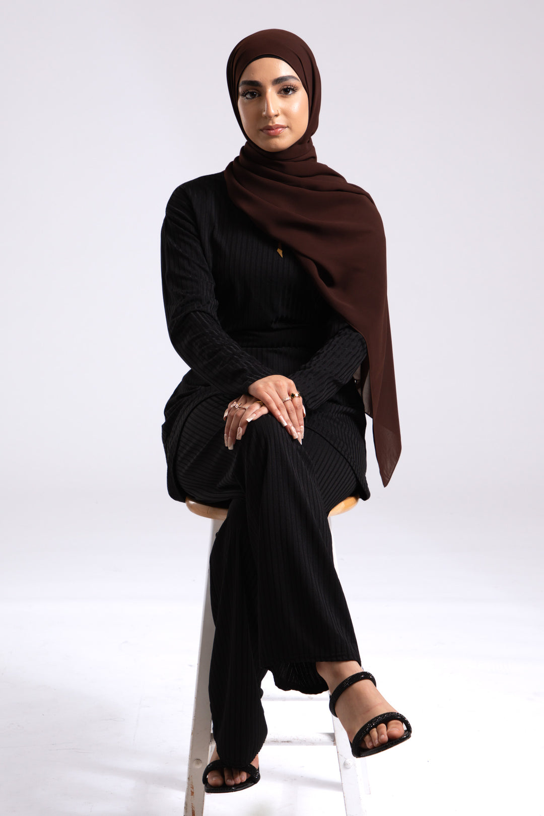 Luxury Soft Chiffon Hijab - Espresso