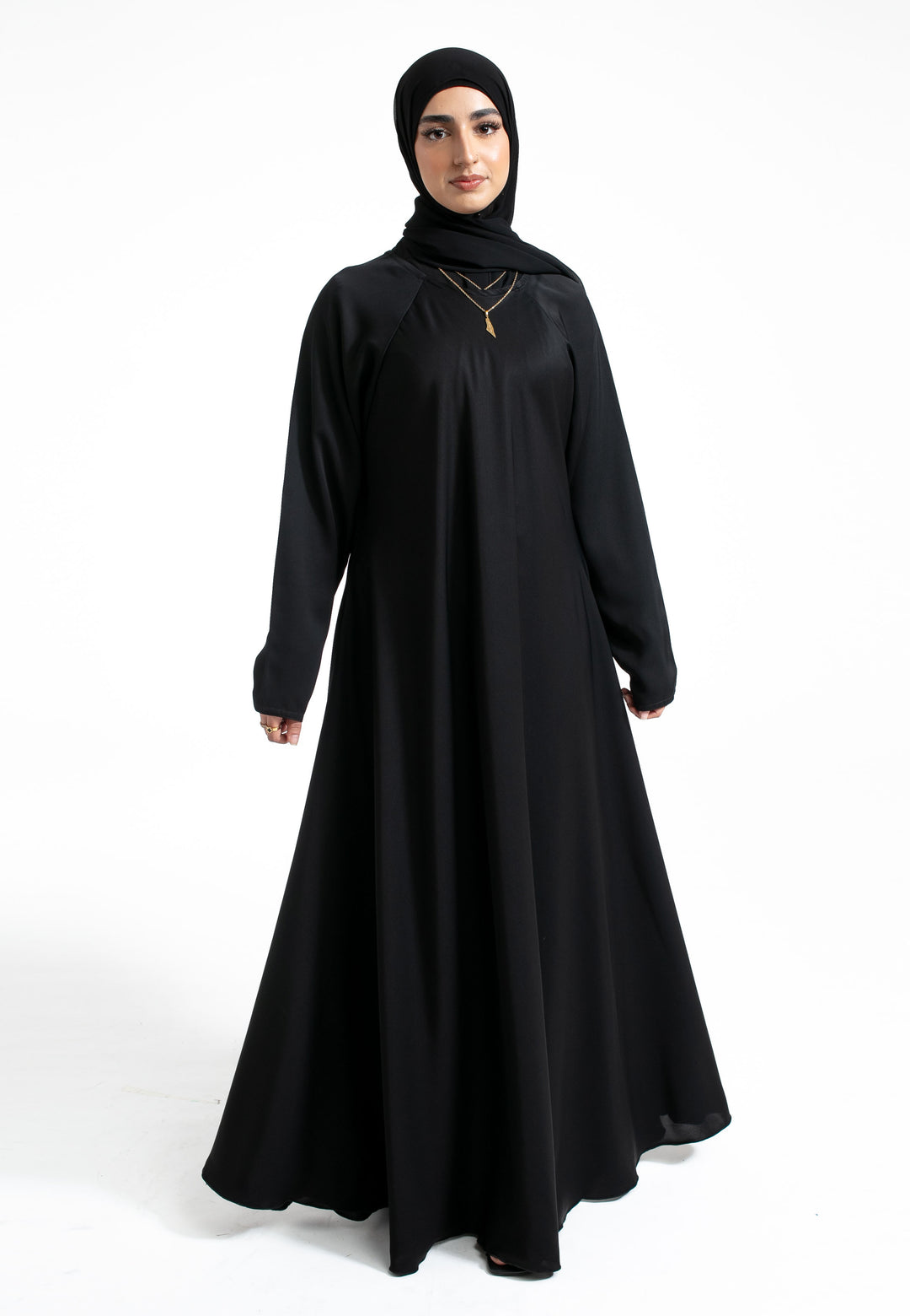 Black Umbrella Closed Abaya