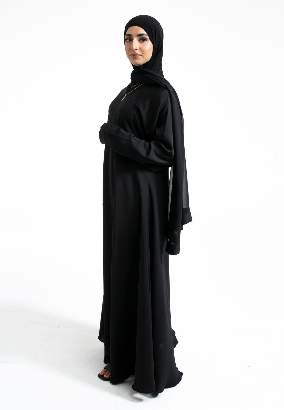 Black Umbrella Closed Abaya