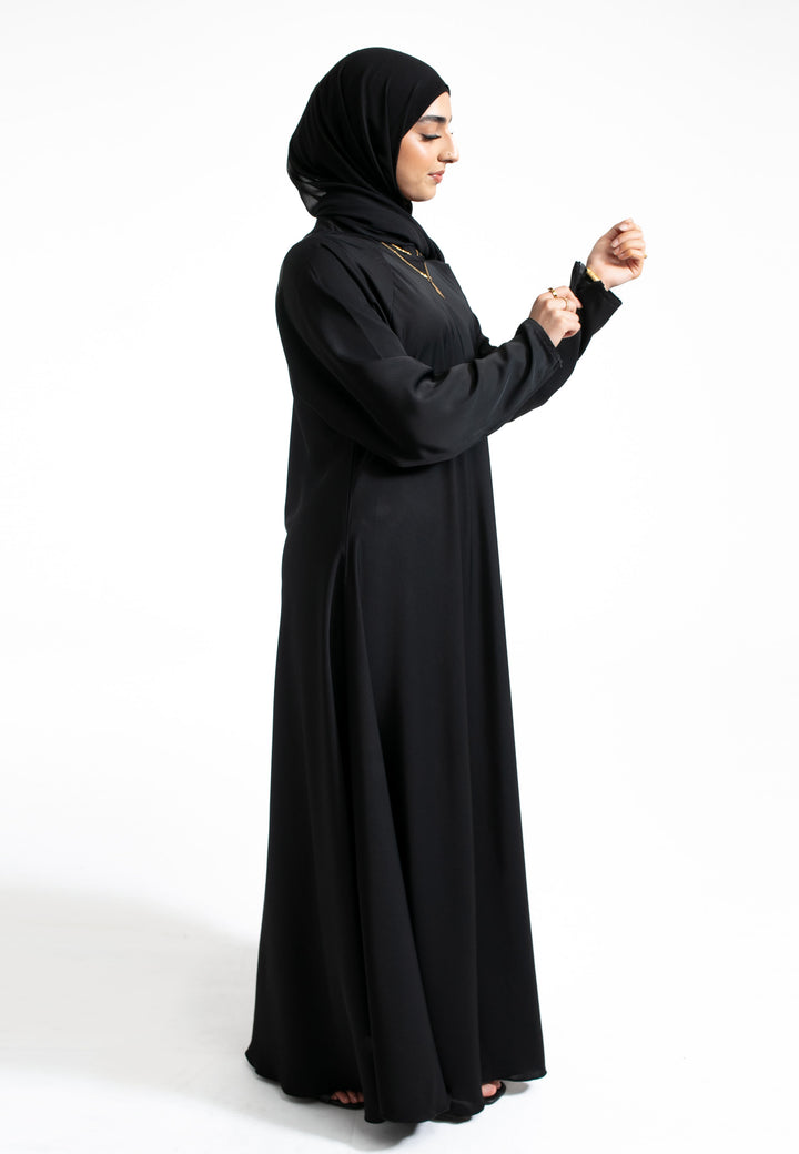 Black Umbrella Closed Abaya