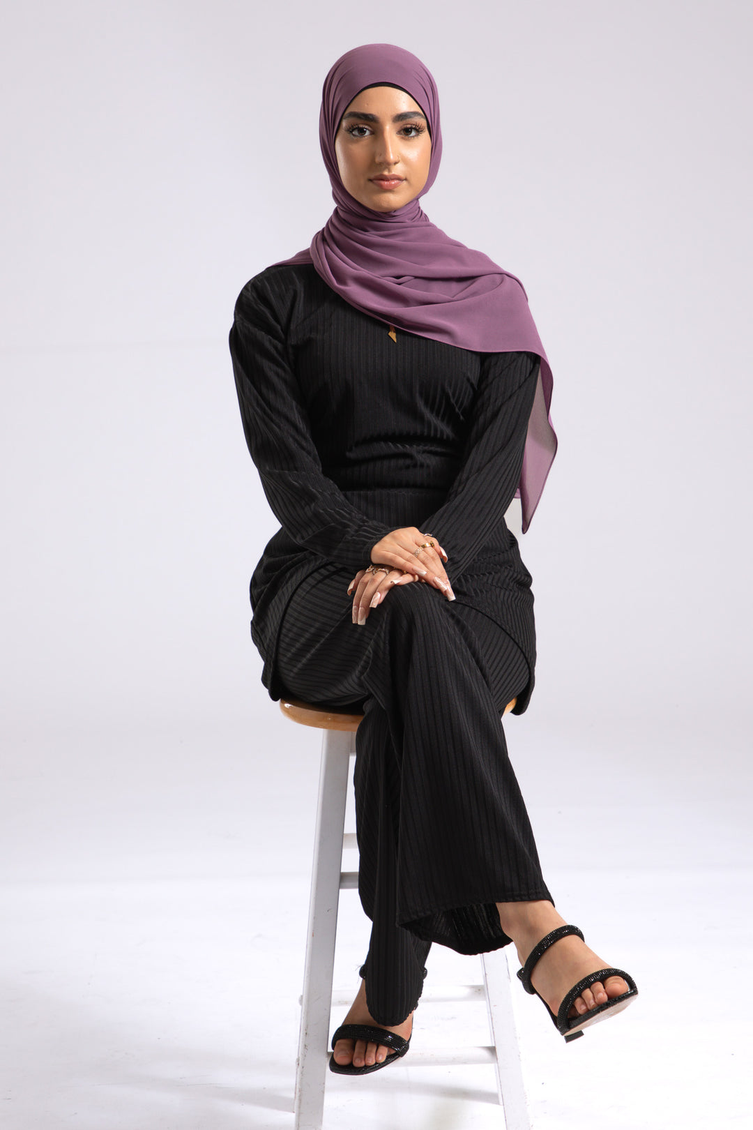 Amethyst Crepe Chiffon Hijab