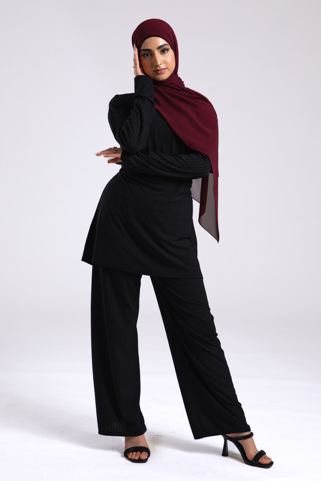 Sangria Crepe Chiffon Hijab