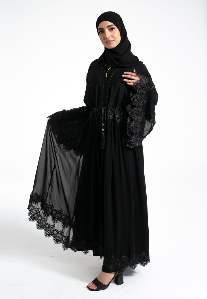 A-Line Black Abaya