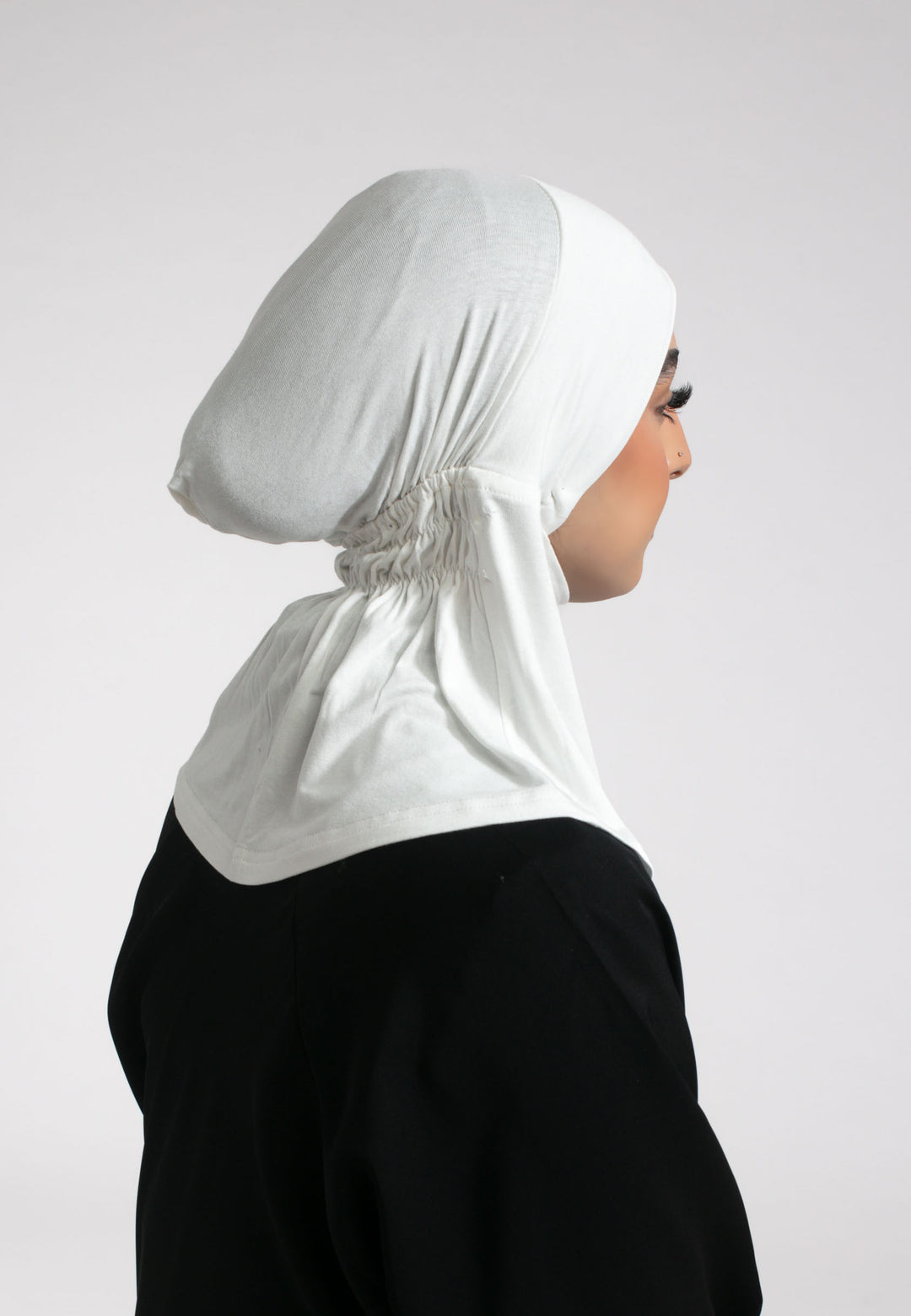 Full Coverage Hijab Cap - Off WhiteFull Coverage Hijab Cap - Off White