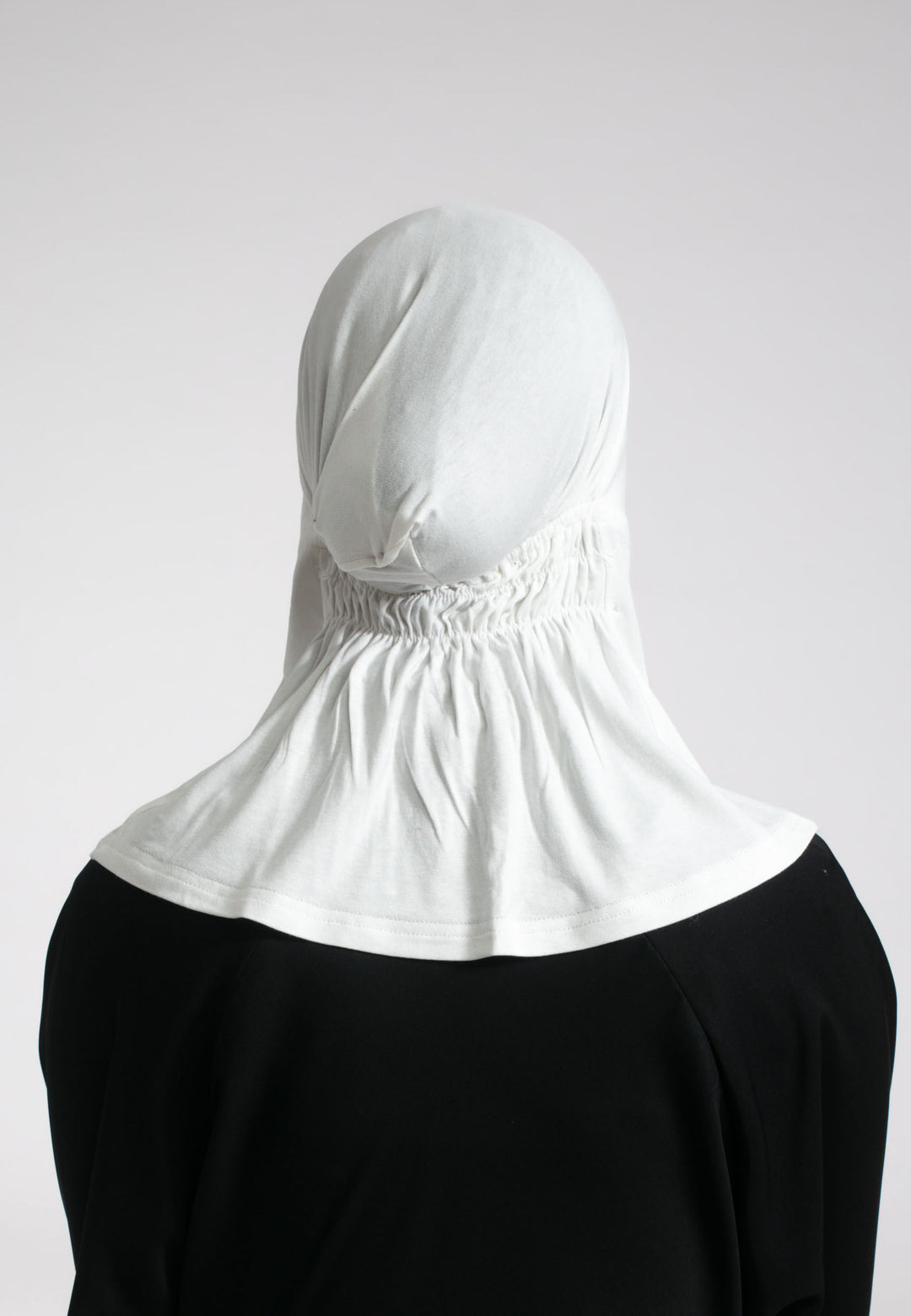 Full Coverage Hijab Cap - Off White