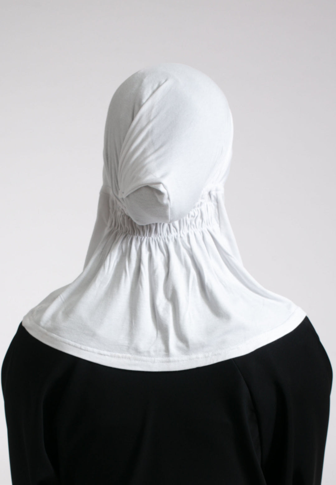 Full Coverage Hijab Cap - White