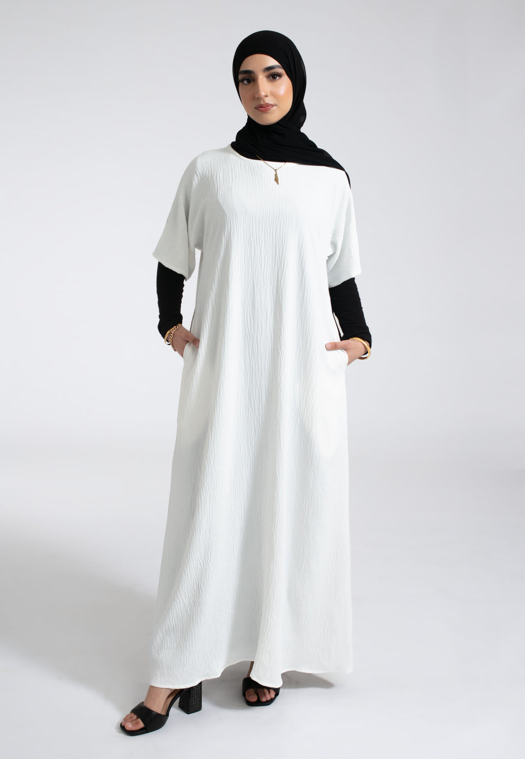 Off-White Inner Slip Dress