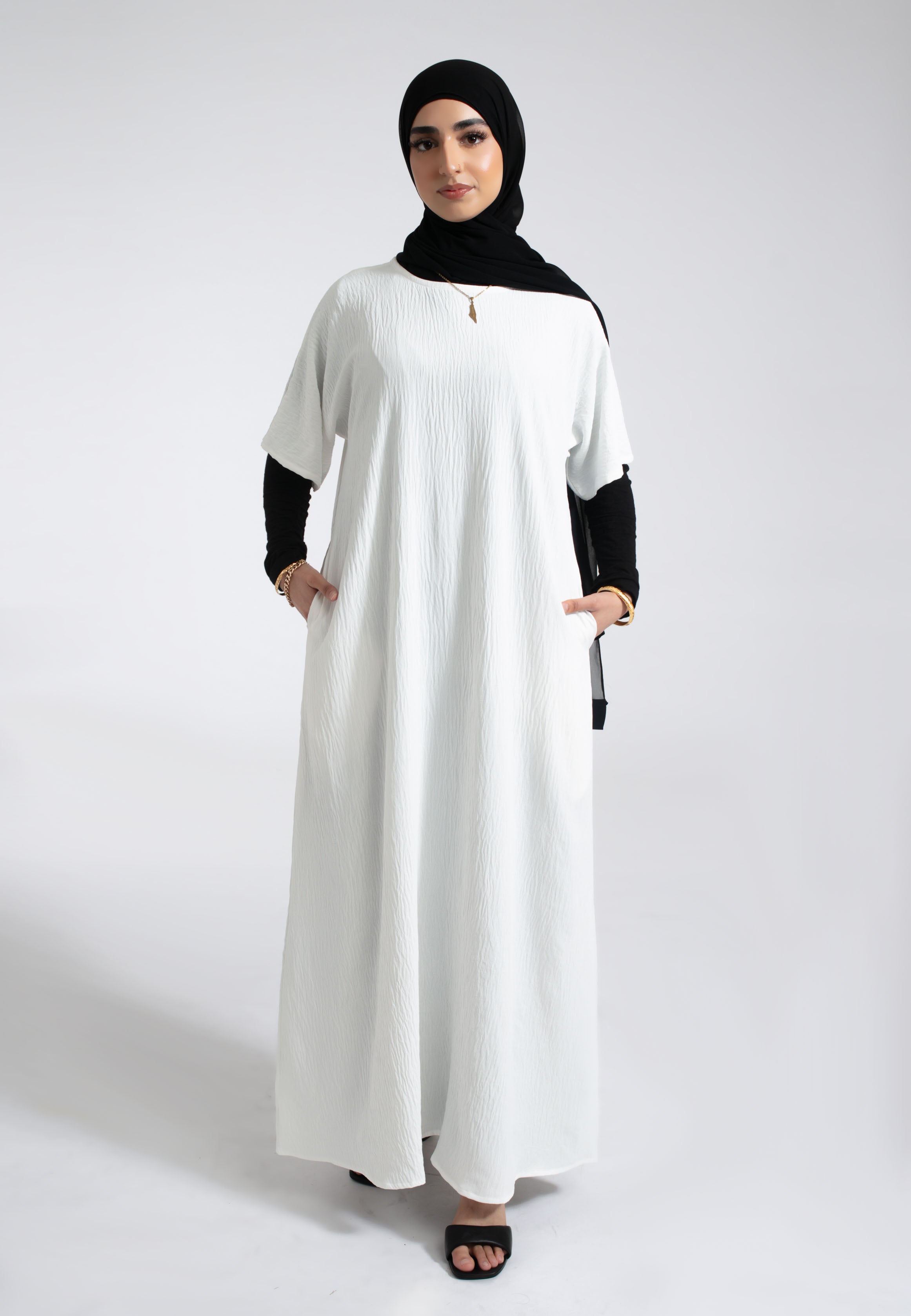 Fashion hijab slip dress