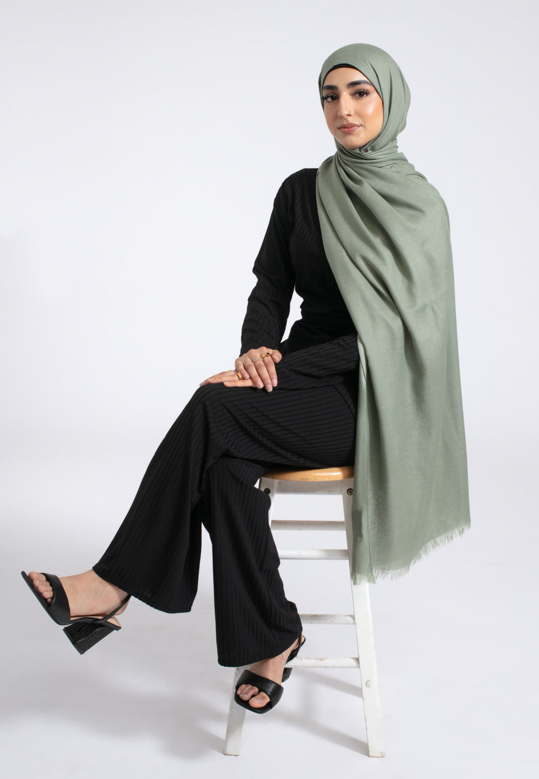 Sage Green Modal Hijab