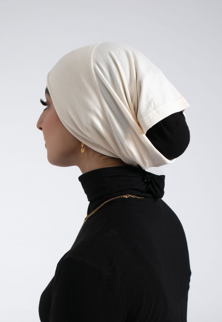 Tube Hijab Cap - Cream