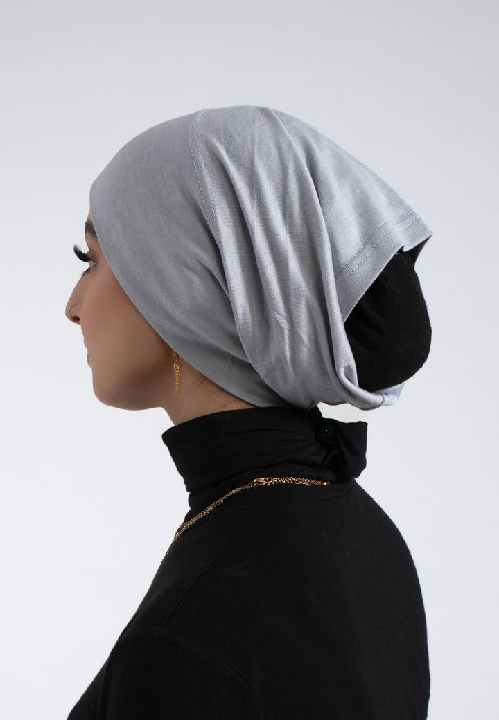 Tube Hijab Cap - Grey