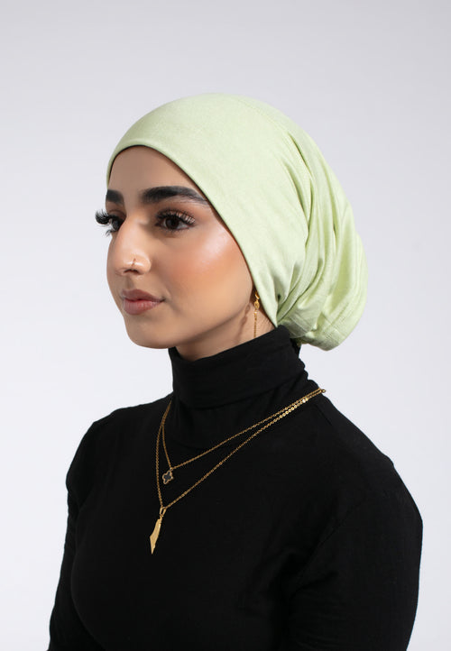 Tube Hijab Cap - Mint Green