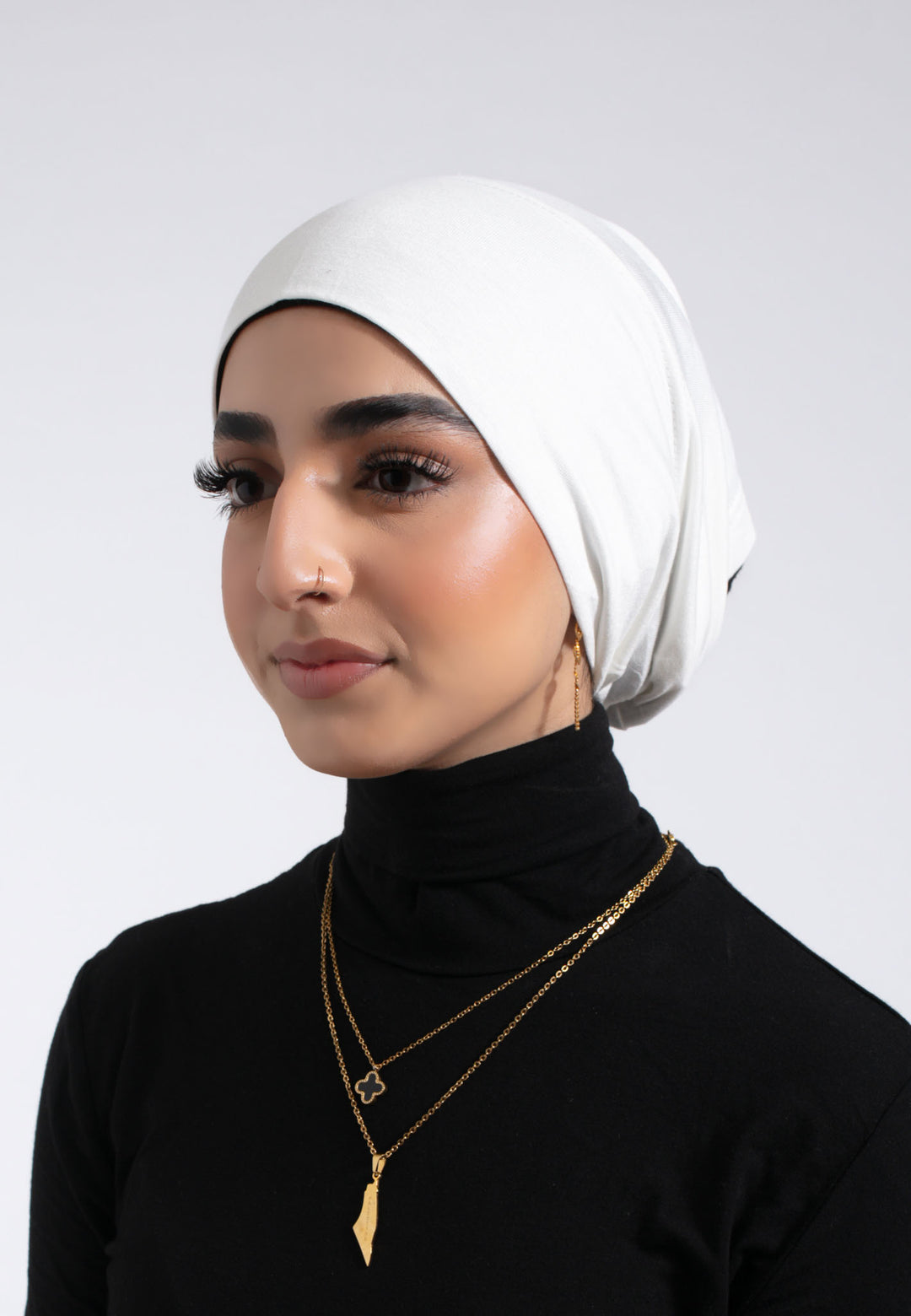 Tube Hijab Cap - Off White
