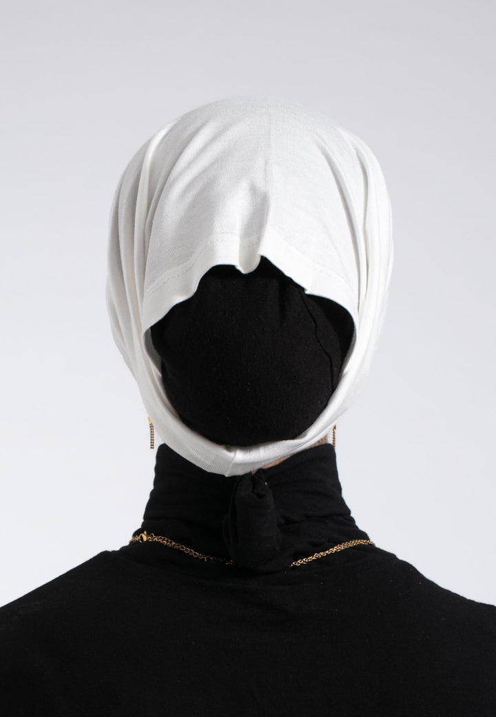 Tube Hijab Cap - Off White